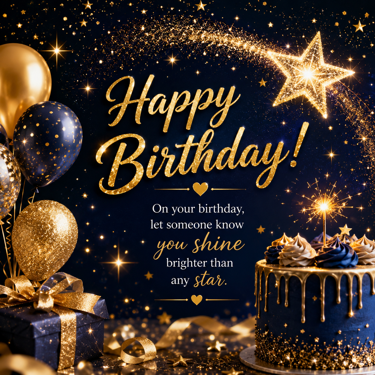 Birthday wishes with stars | Birthday Wishes Images With Quotes quotes and wishes