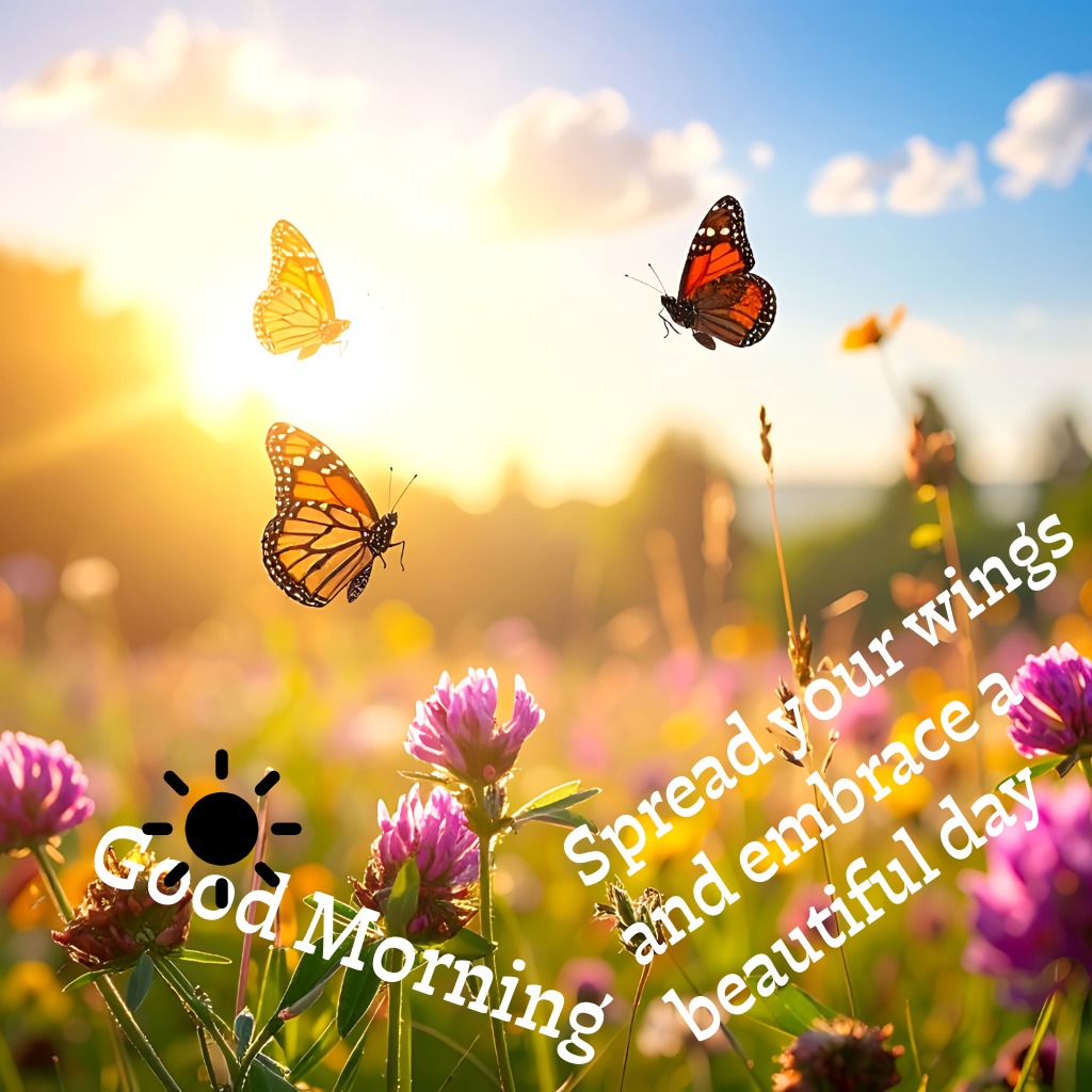 Butterfly Sunshine Blessings