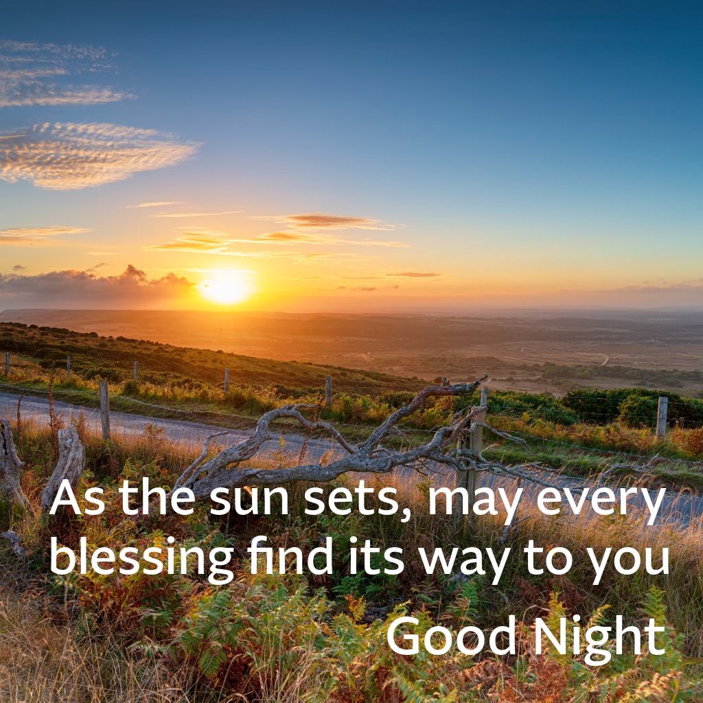 Golden Sunset Blessing