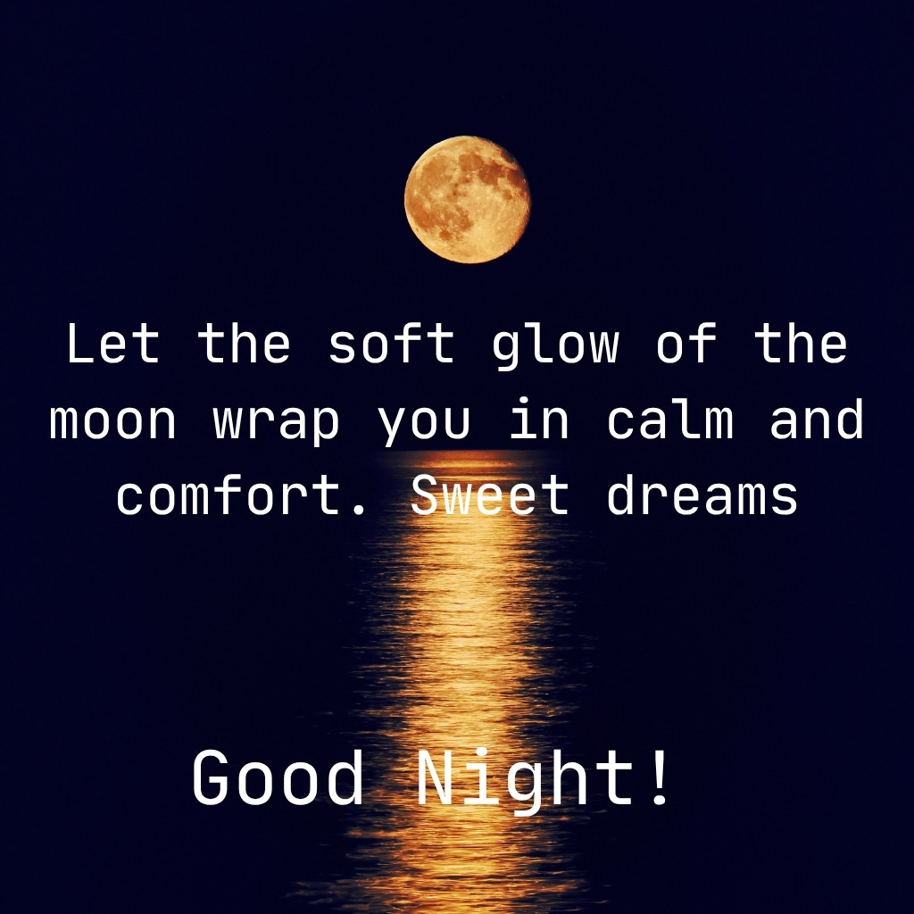 Good Night Images With Moon 03 | Good Night Images With Moon quotes and wishes