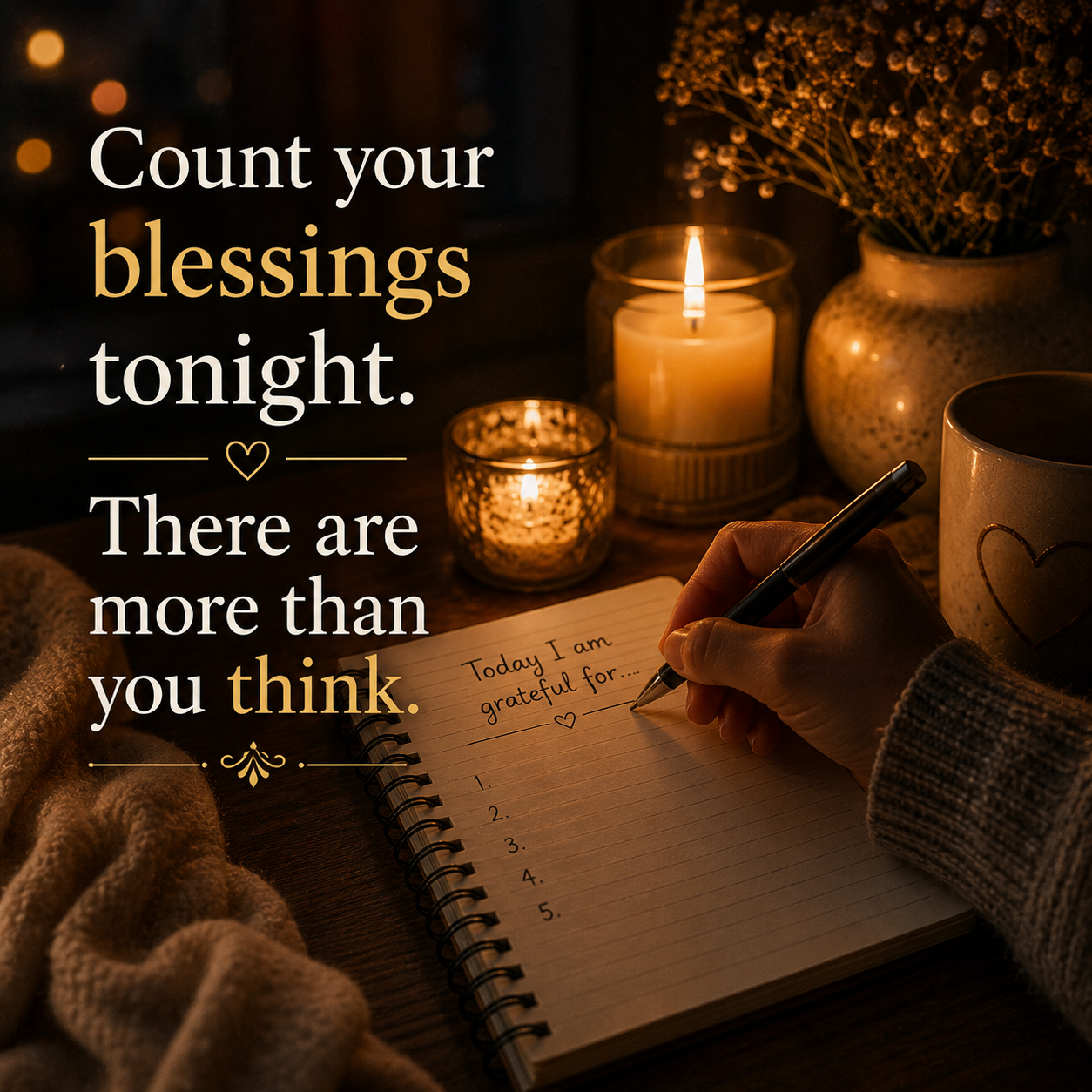 Gratitude Before Sleep | Good Night Images With Quotes quotes and wishes