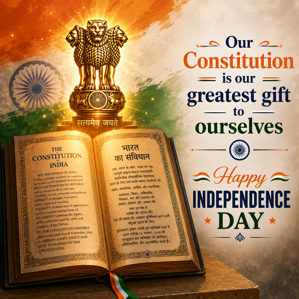 Independence Day Constitution Tribute | Happy Independence Day Images quotes and wishes