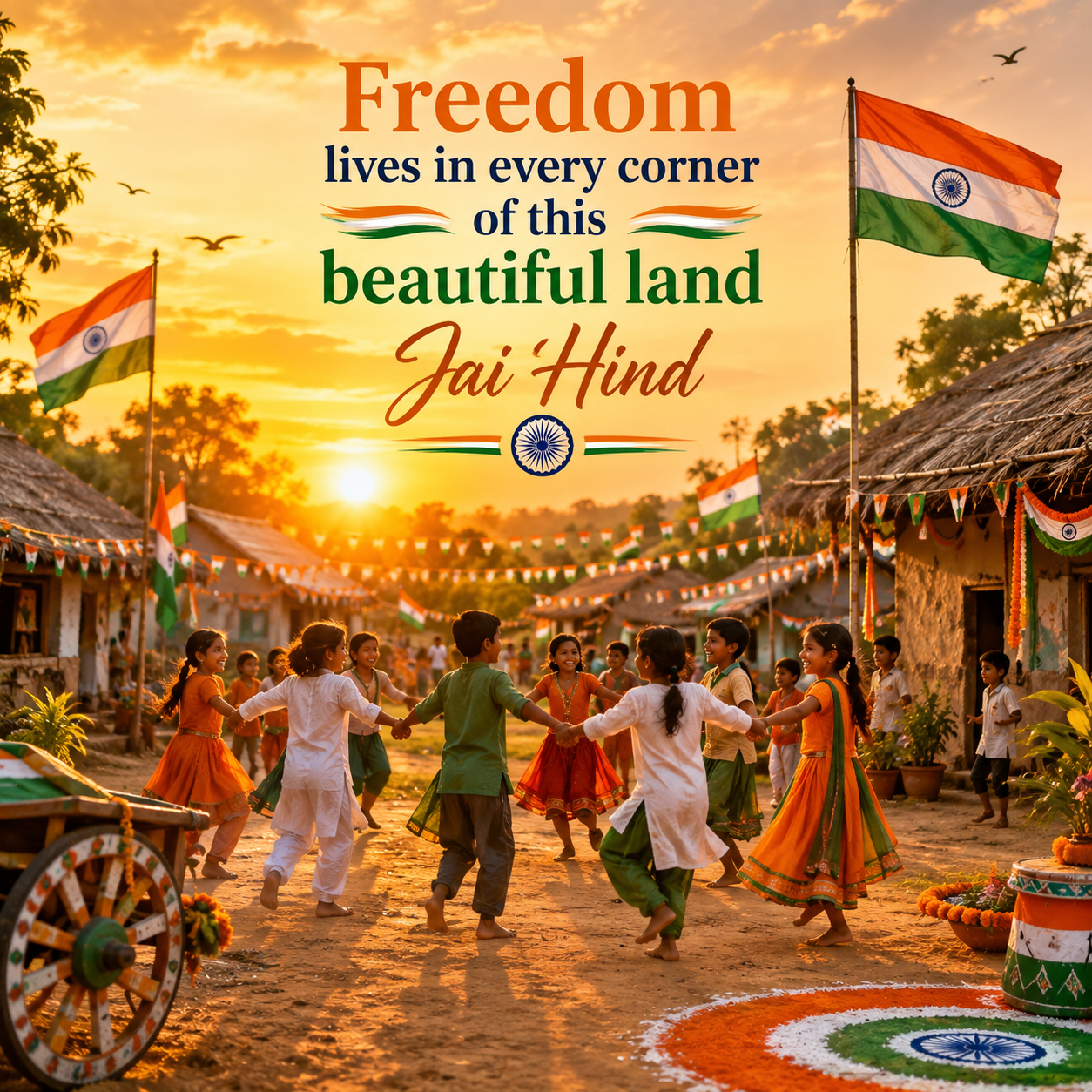 Independence Day Village Celebration | Happy Independence Day Images quotes and wishes