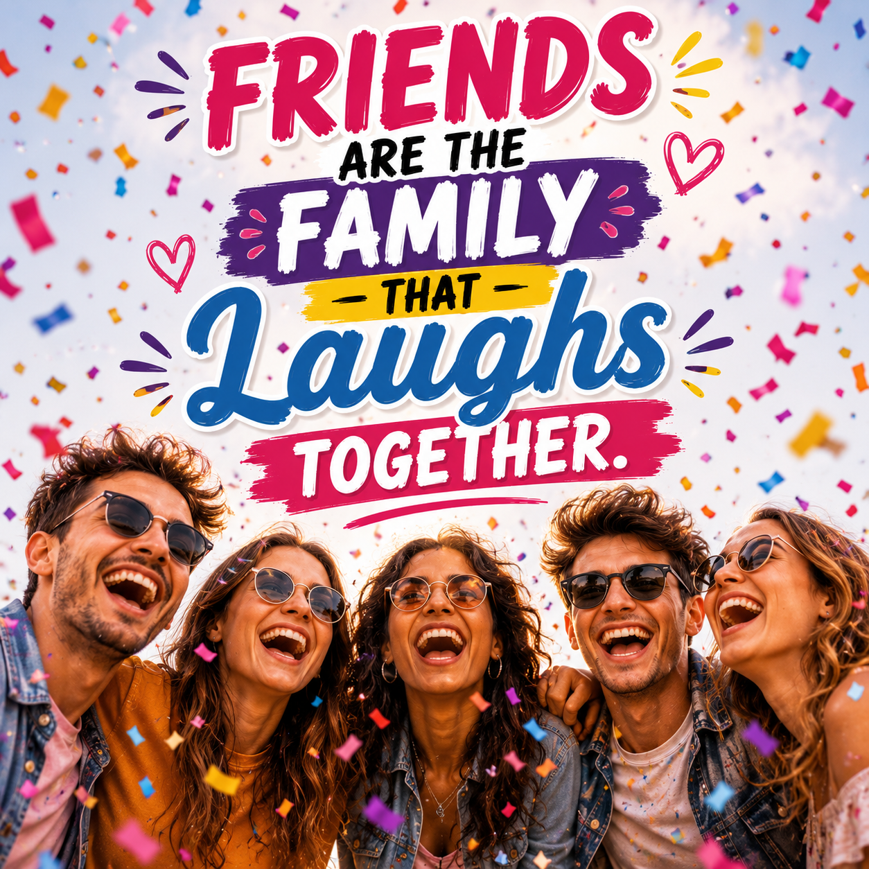 Laugh Together Friends | Happy Friendship Day Images quotes and wishes