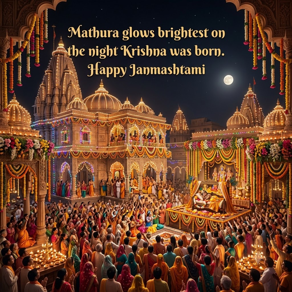 Mathura Vrindavan Decoration Janmashtami