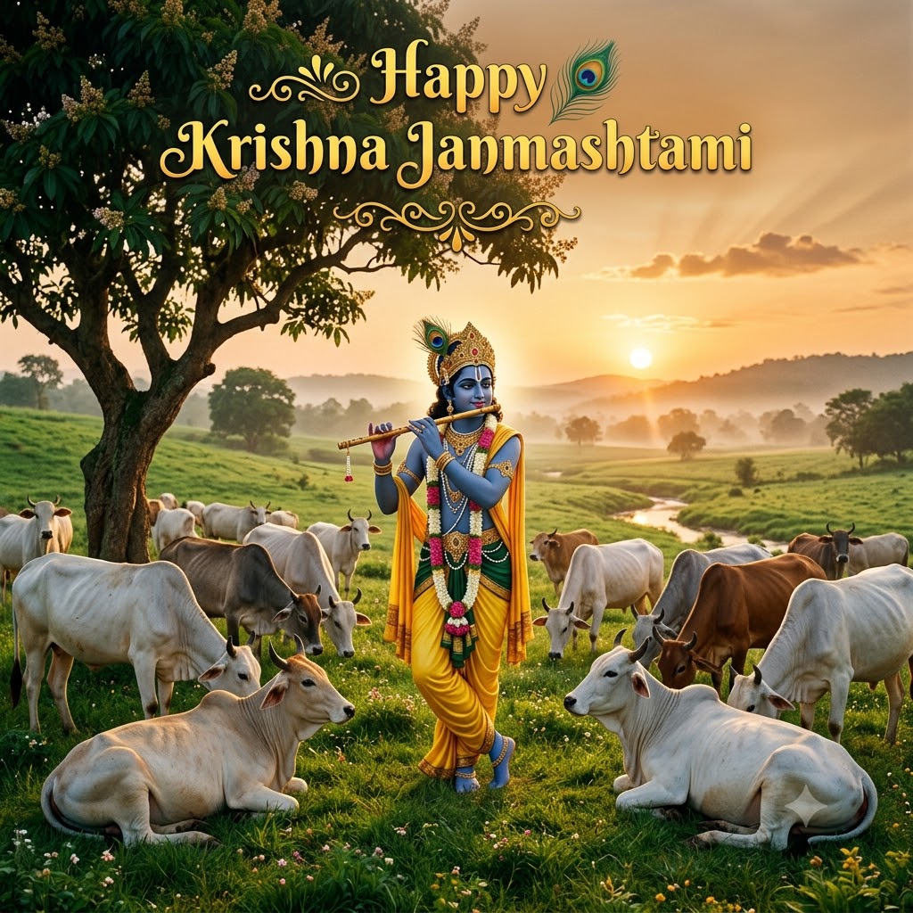 May Krishna Bring Peace and Happiness to Your Life | Happy Krishna Janmashtami Images quotes and wishes