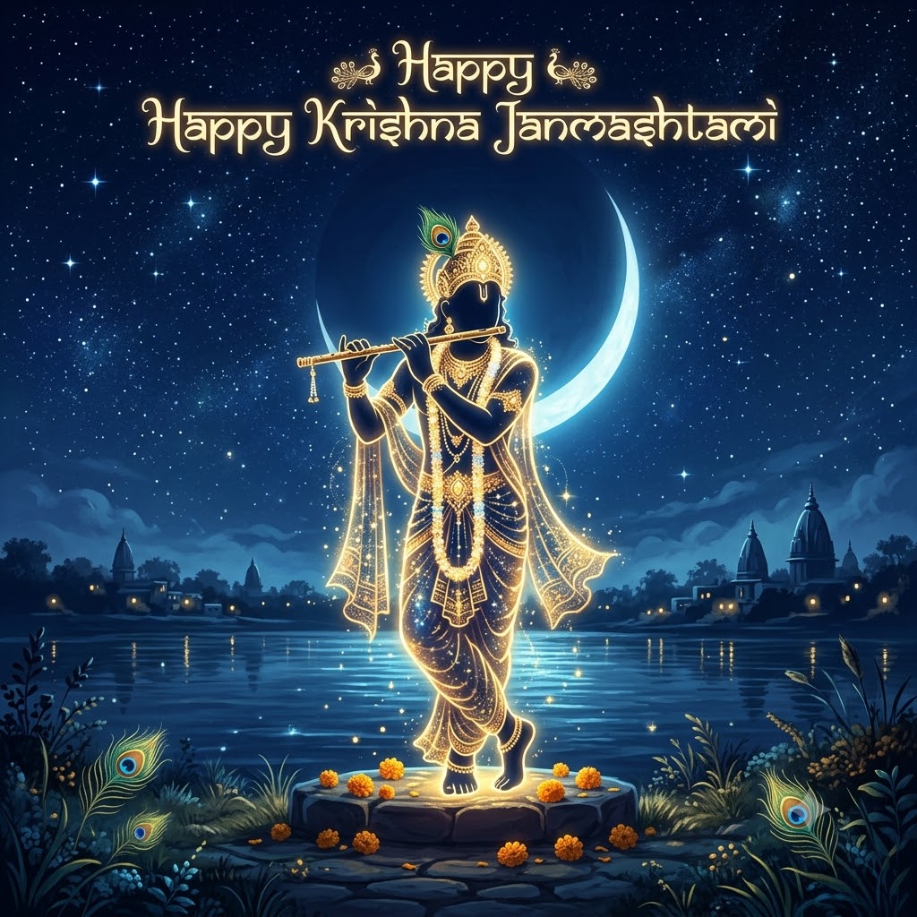 May Krishna Light Your Path Always | Happy Krishna Janmashtami Images quotes and wishes