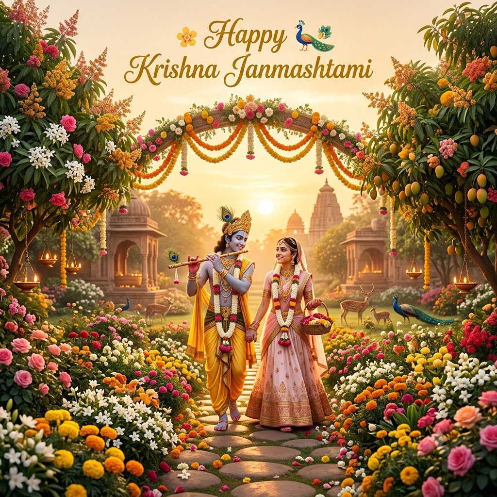 May Love and Devotion Always Guide You | Happy Krishna Janmashtami Images