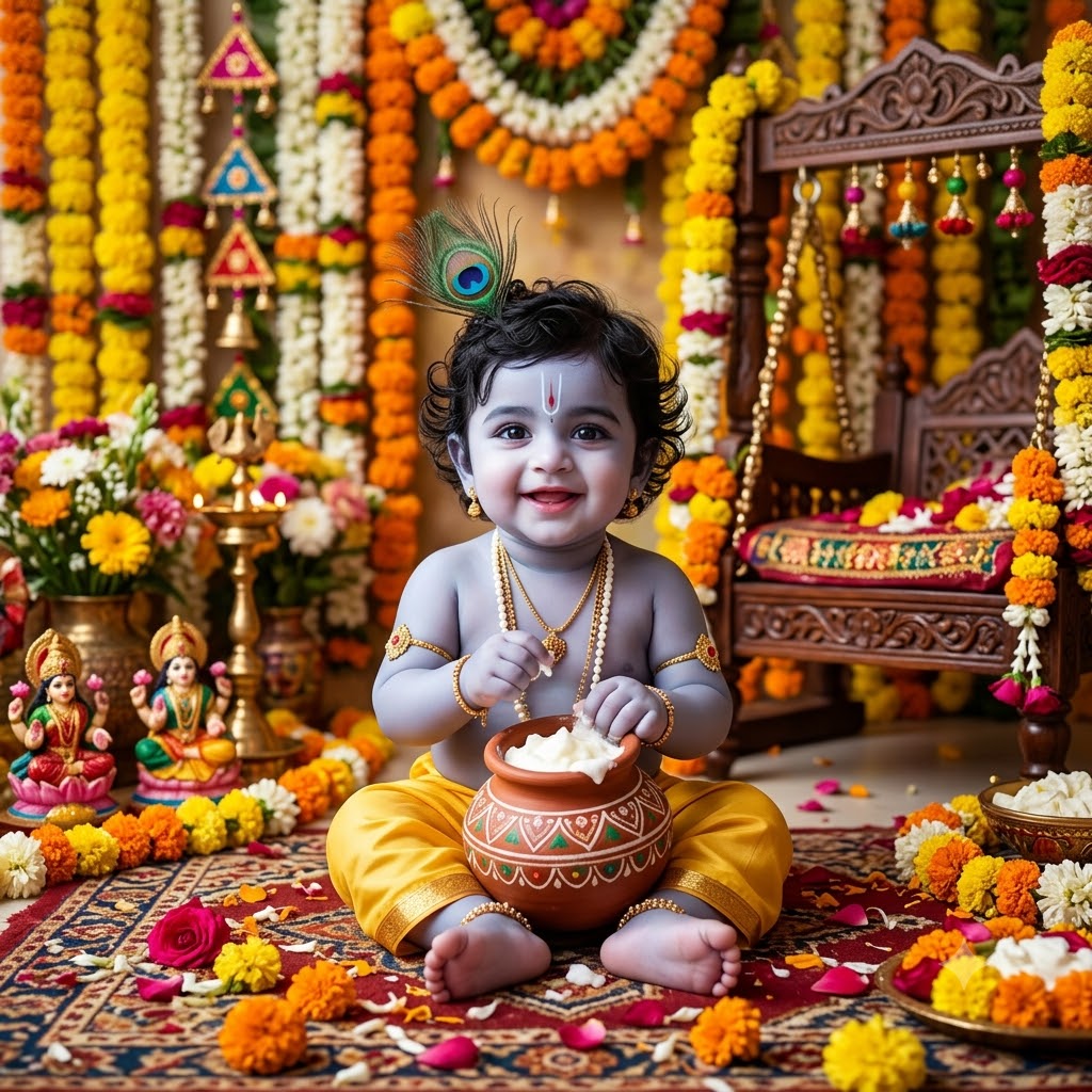 May Your Heart Always Be Filled With Joy | Happy Krishna Janmashtami Images quotes and wishes