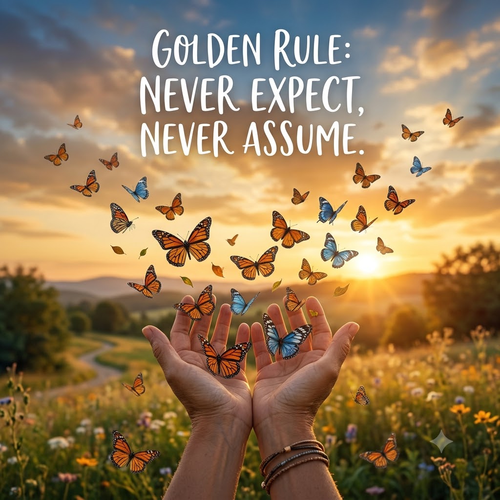 Never Expect Never Assume Golden Rule | Inspirational Quotes quotes and wishes