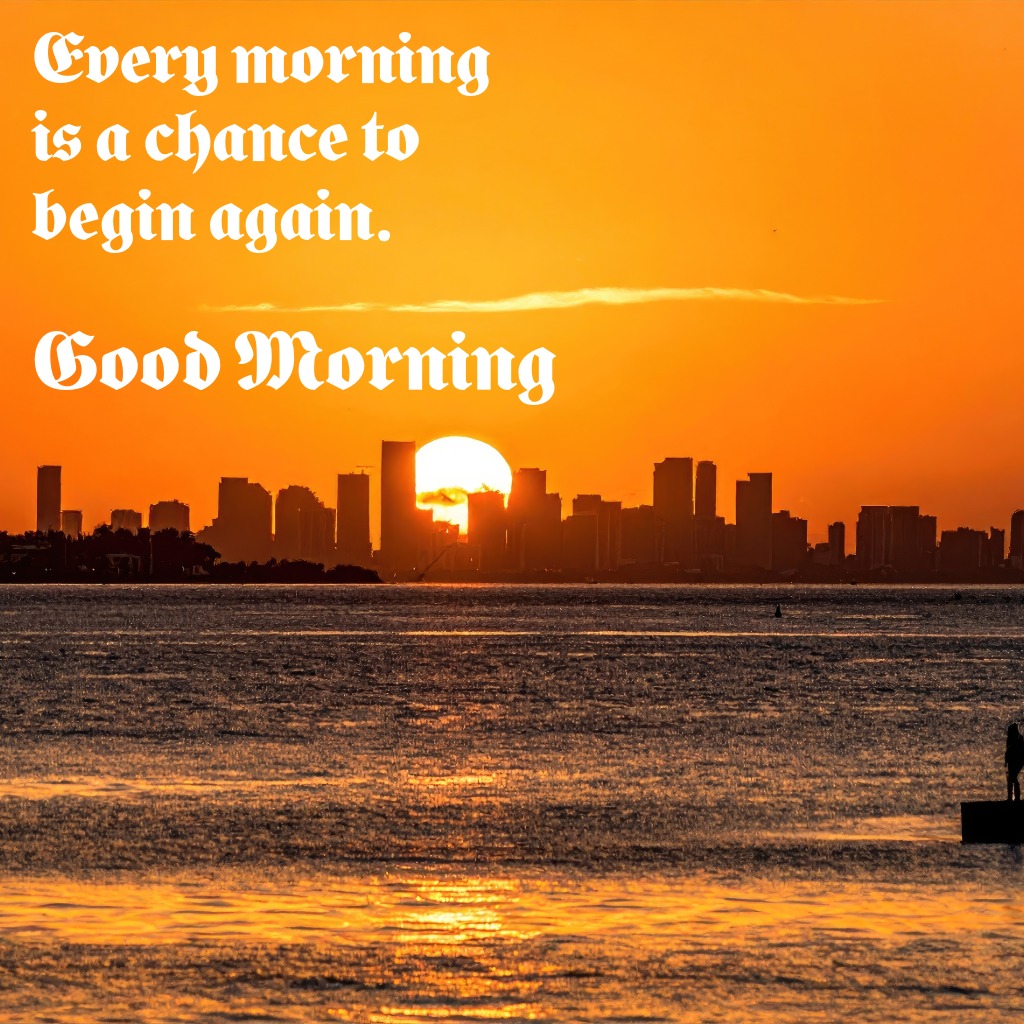Golden sunrise over a peaceful horizon | Good Morning Images 2026 quotes and wishes