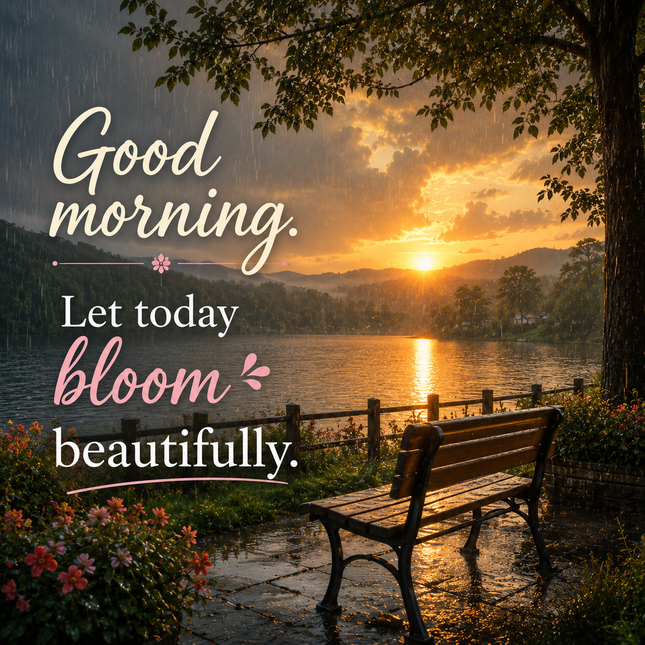 Rainy Morning Inspiration | Good Morning Images 2026 quotes and wishes