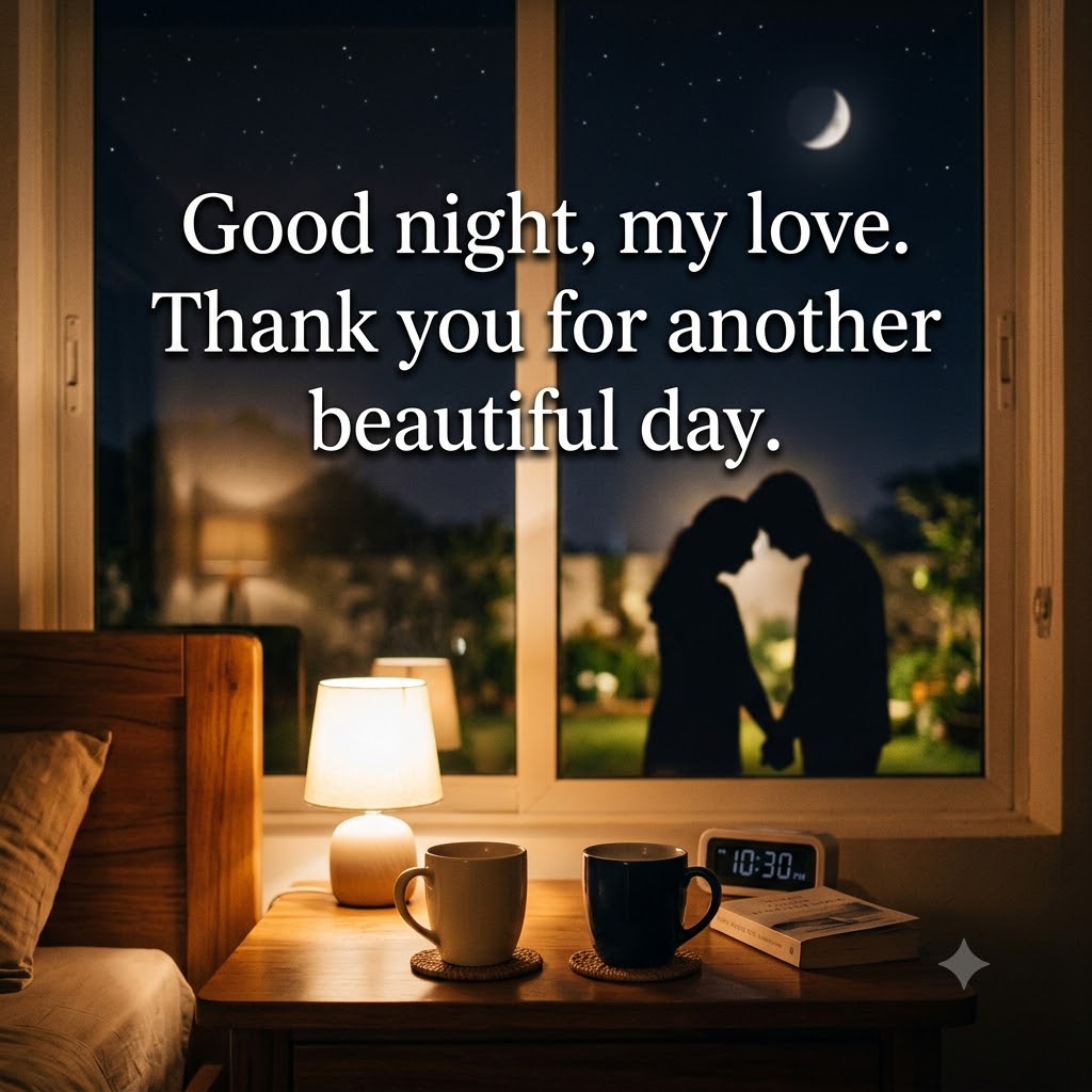 Thank You For Today | Good Night Images Between Couples quotes and wishes