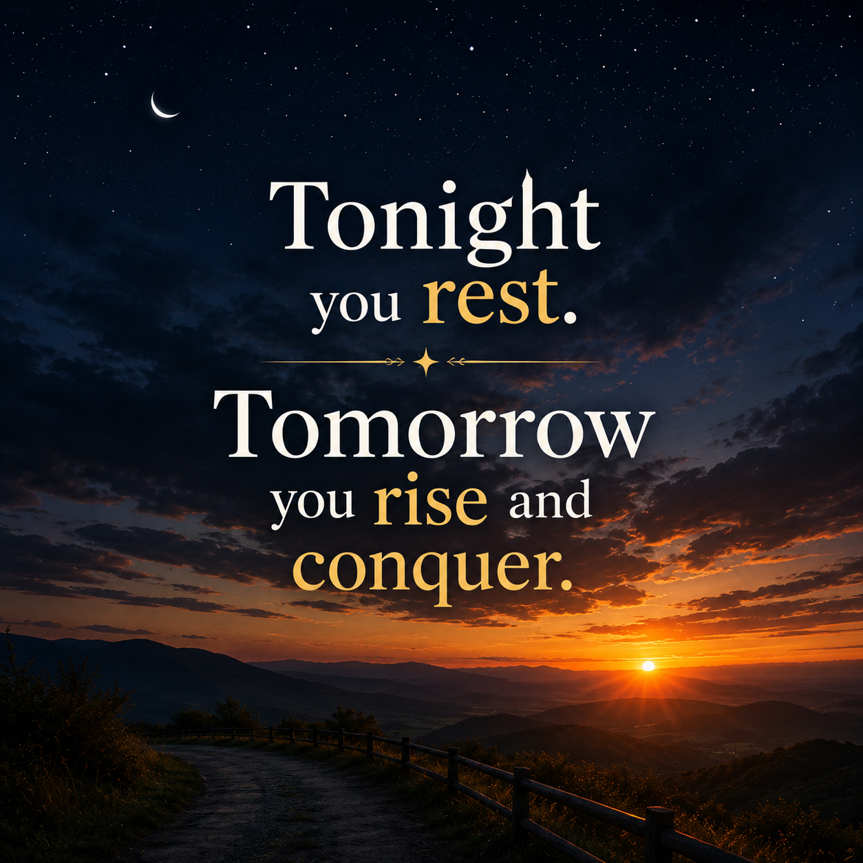 Tomorrow Is Yours Good Night | Good Night Images With Quotes quotes and wishes
