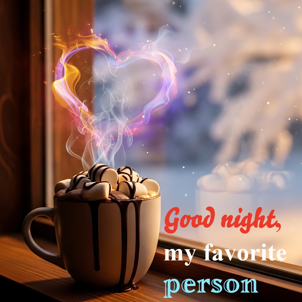 Winter Night Together | Good Night Images Between Couples quotes and wishes